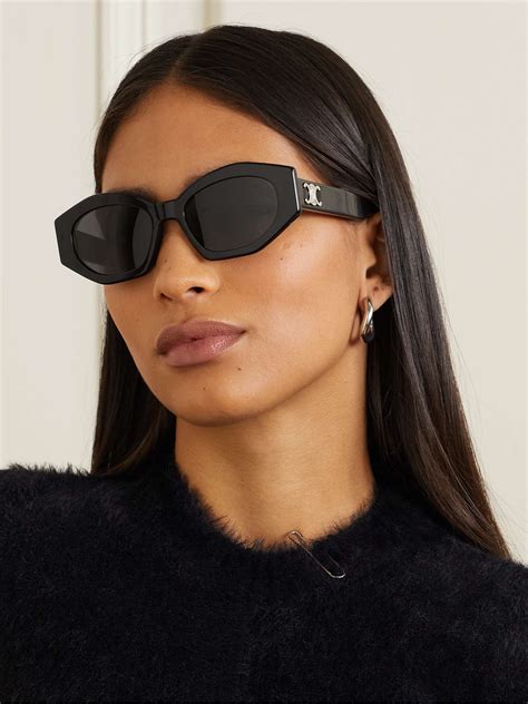 celine dramatic acetate cat-eye sunglasses|Celine Dramatic Acetate Cat.